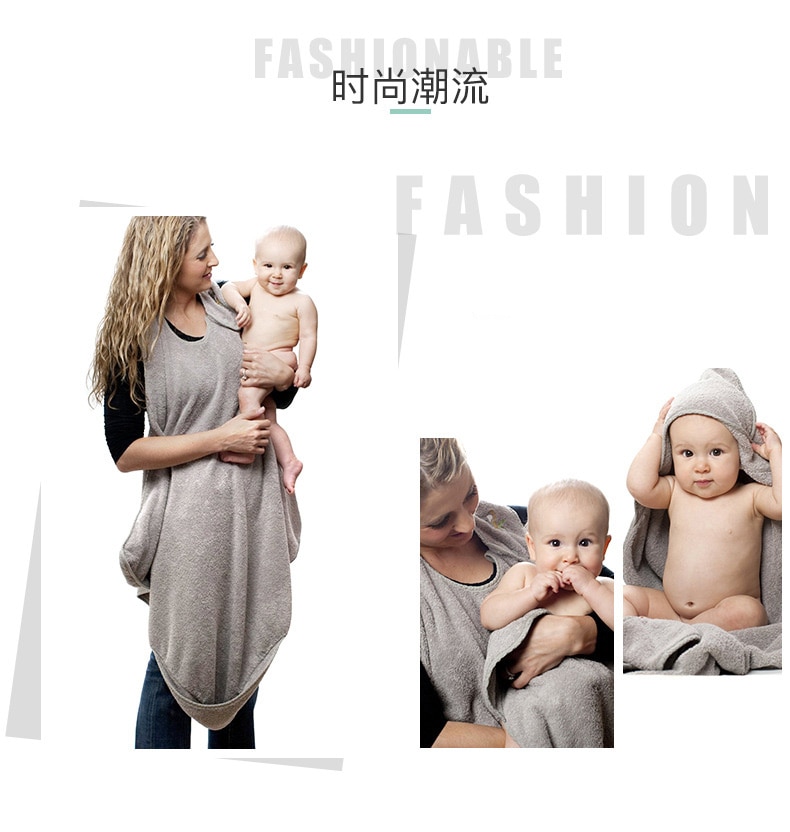 90CM*90CM Combed Cotton Baby Bath Towel Hooded Apron High Quality Towel Absorbent Kids Hooded Wipes Bath Towel